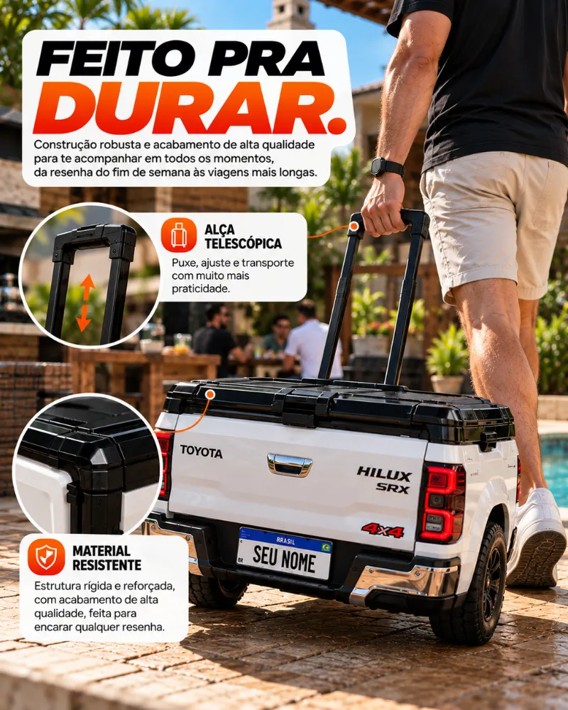 IcedCar em uso no churrasco